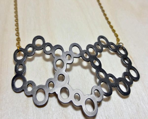 Geometric Sterling Silver 925 Necklace